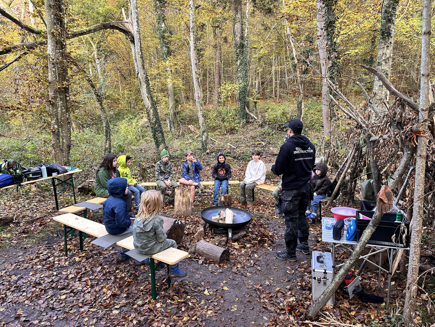 Ferienprogramm Kinder Basic Survival Training | 4 Stunden Praxis im Wald