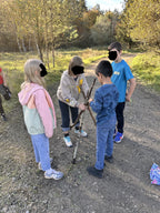 Kinder beim Basic Survival Kurs im Schönbuch