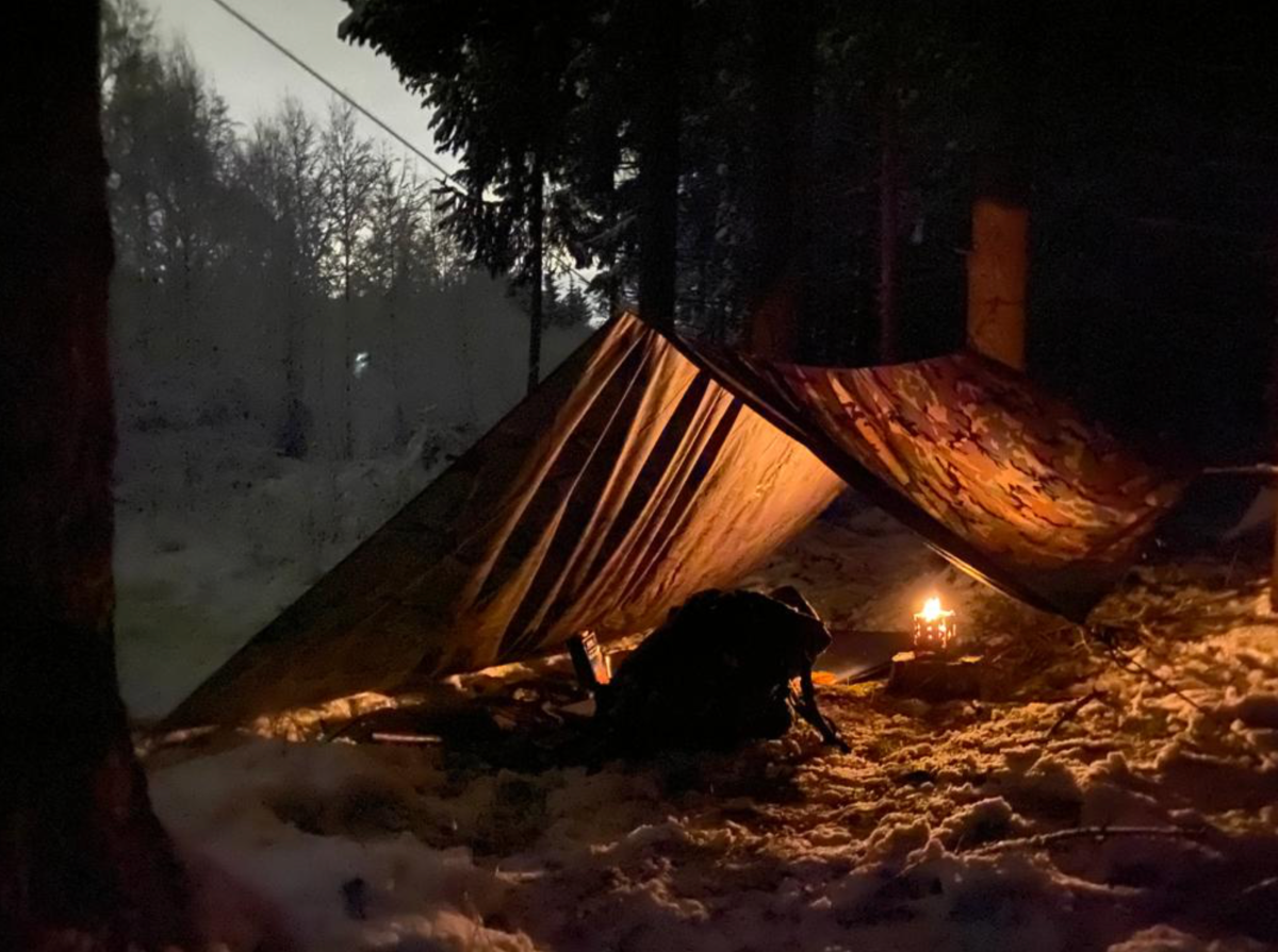 Praktische Survival-Übungen im Schwarzwald