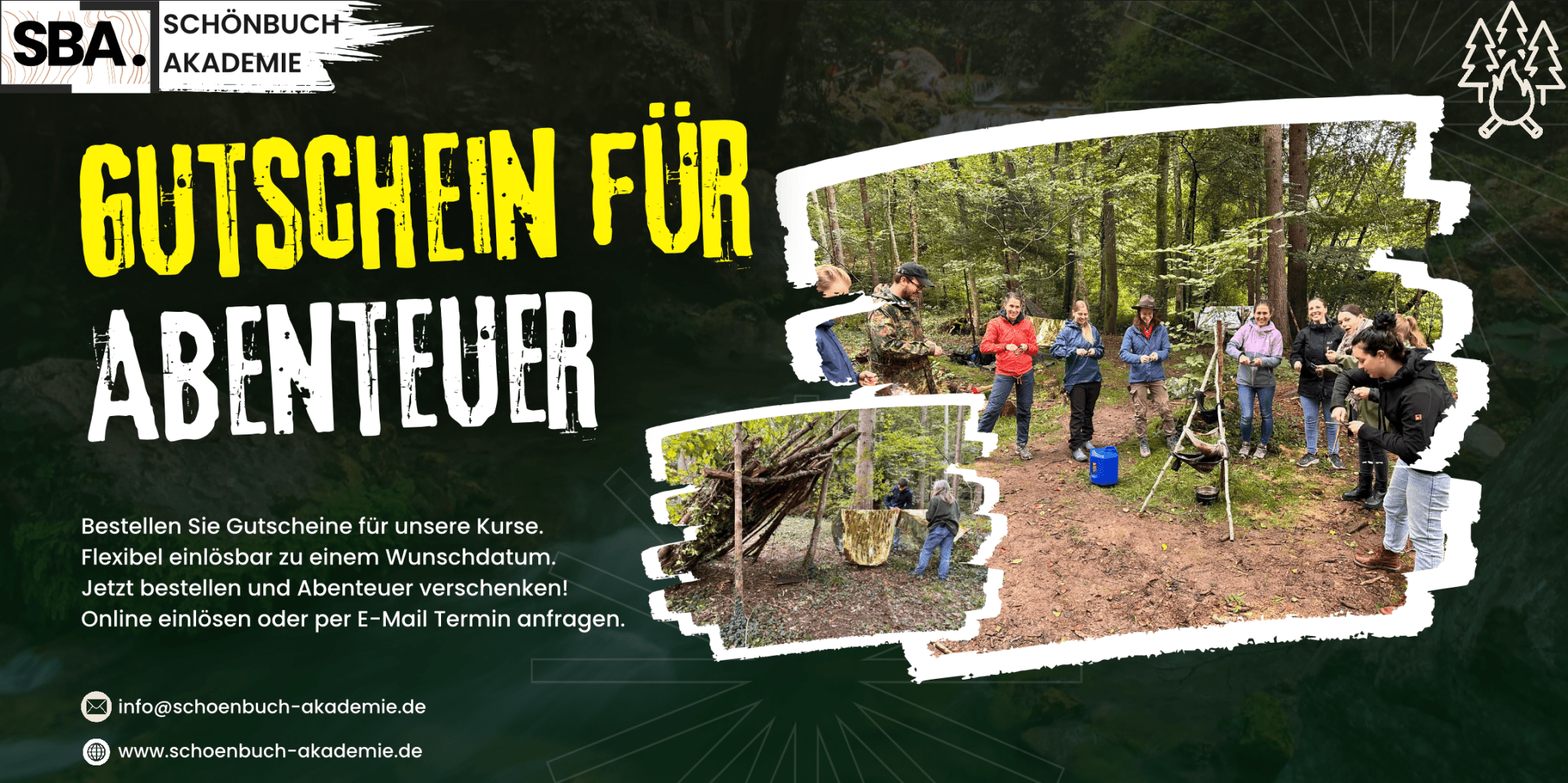 Outdoor Abenteuer Gutschein - Schönbuch Akademie